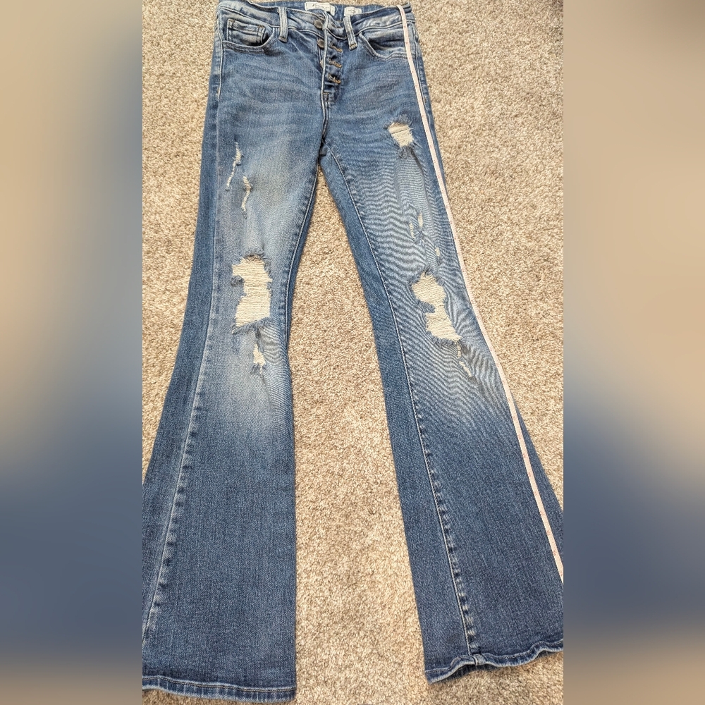 Classic Blue Flared Women's Jeans